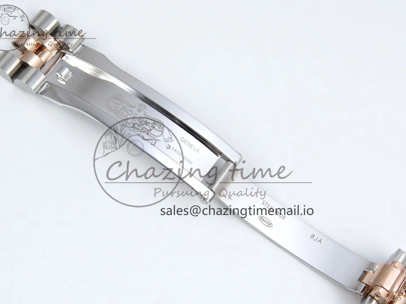 MiroTime 0103 QuickDry DateJust 31 278271 ARF 1:1 Best Edition 904L Steel White MOP Diamonds Dial on SS RG Jubilee Bracelet ETA 517